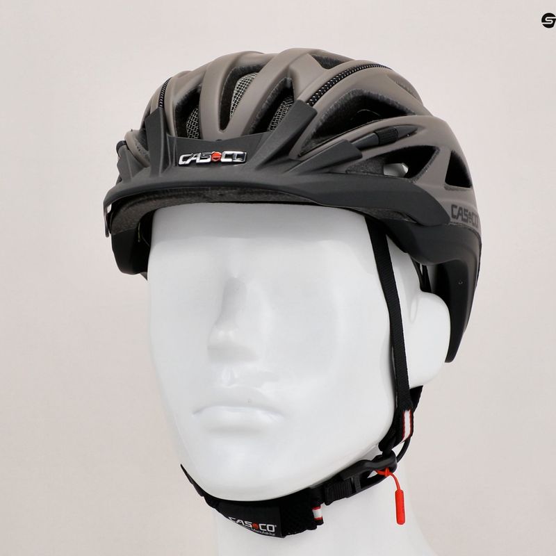 Dviračio šalmas CASCO Activ 2 warmgrey/mlack matt 9