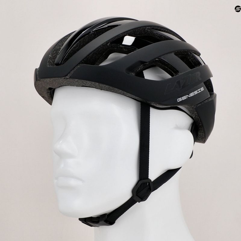 Dviračių šalmas Lazer Genesis matte black 9