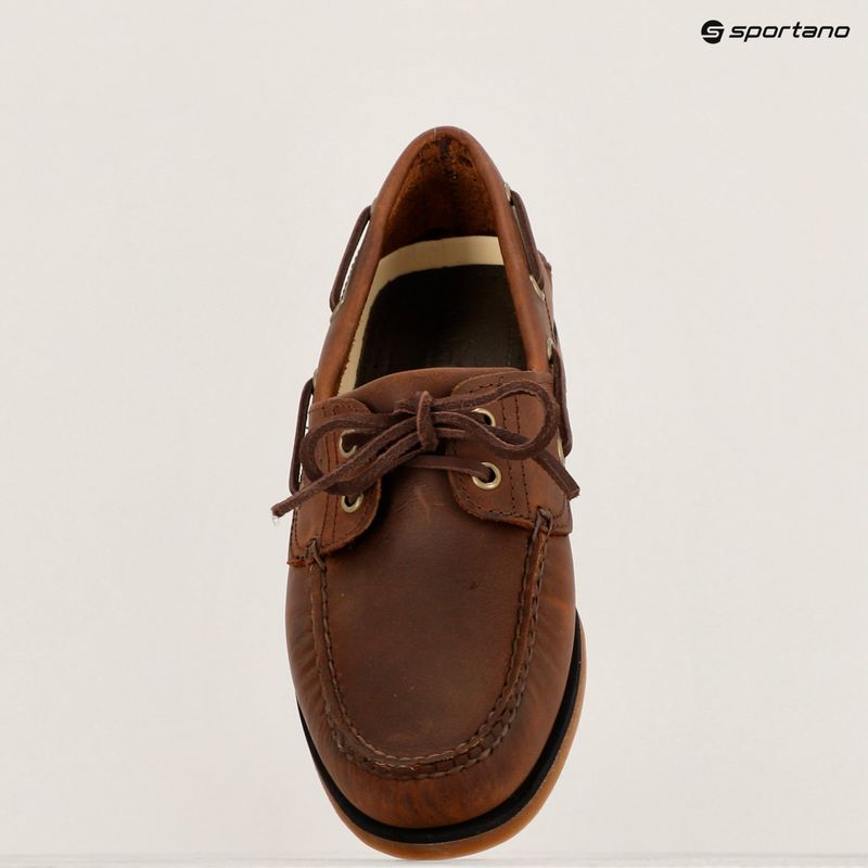 Vyriški buriavimo batai Timberland Classic Boat Shoe medium brown full grain 9