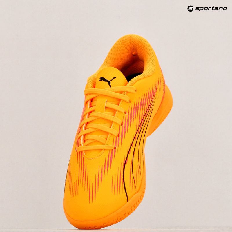 Vaikiški futbolo batai PUMA Ultra Play TT Jr sunset glow/puma black/sun stream 9