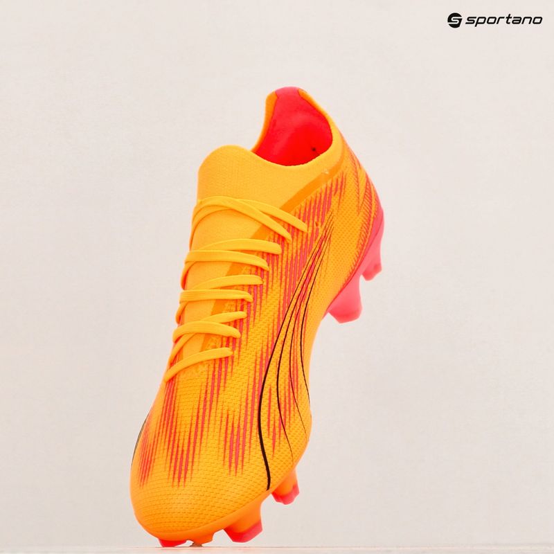 Futbolo batai PUMA Ultra Match FG/AG sunset glow/puma black/sun stream 9