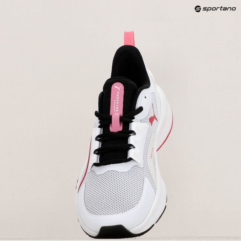 Moteriški treniruočių batai PUMA PWRFrame TR 3 puma white/garnet rose/fast pink 18