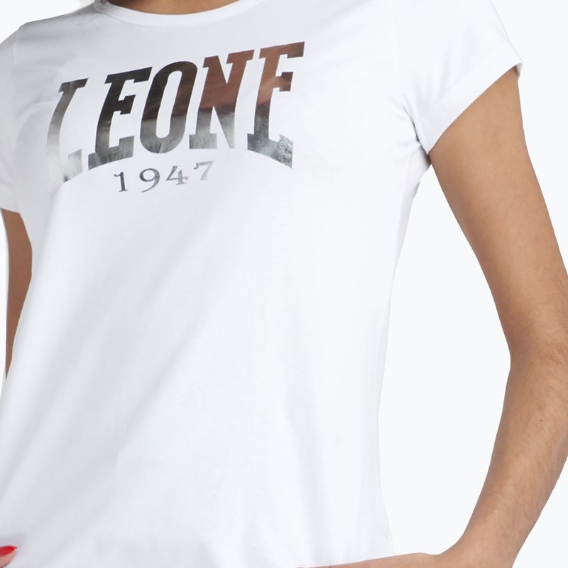 Moteriški marškinėliai LEONE 1947 Big Logo Basic whisper white 5