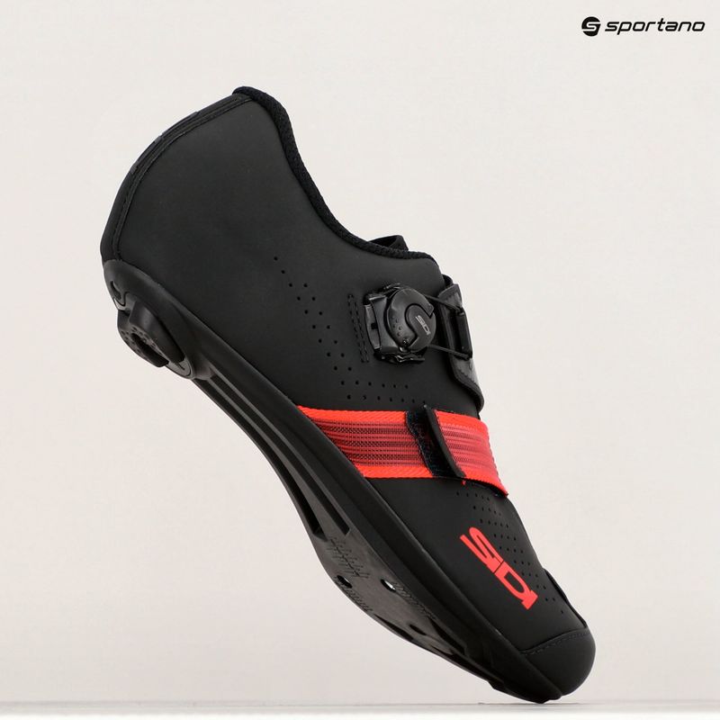 Sidi Prima black/red vyriški kelių batai 11