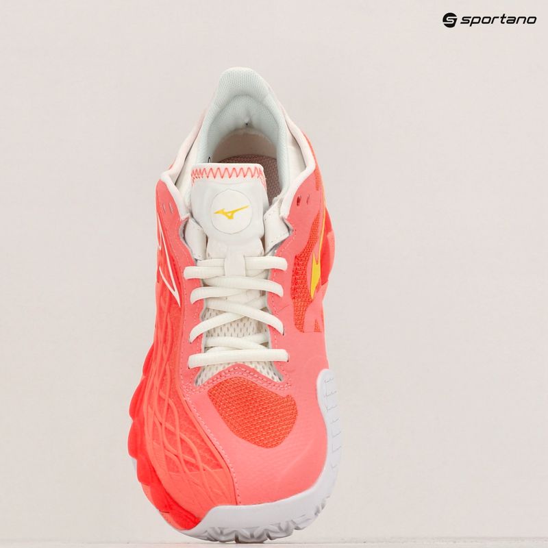 Moteriški teniso batai Mizuno Wave Enforce Tour CC candy coral/snow white/neon flame 9