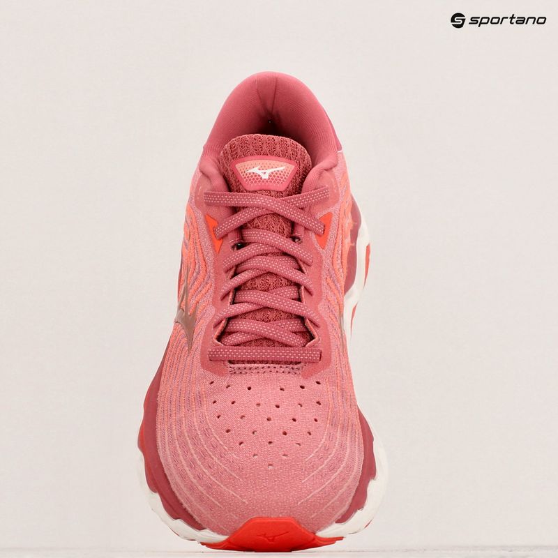 Moteriški bėgimo batai Mizuno Wave Horizon 6 garnet rose/rose copper/persimmon 10