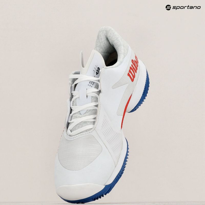 Vyriški teniso bateliai Wilson Kaos Swift 1.5 Clay white/deja vu blue/wilson red 9