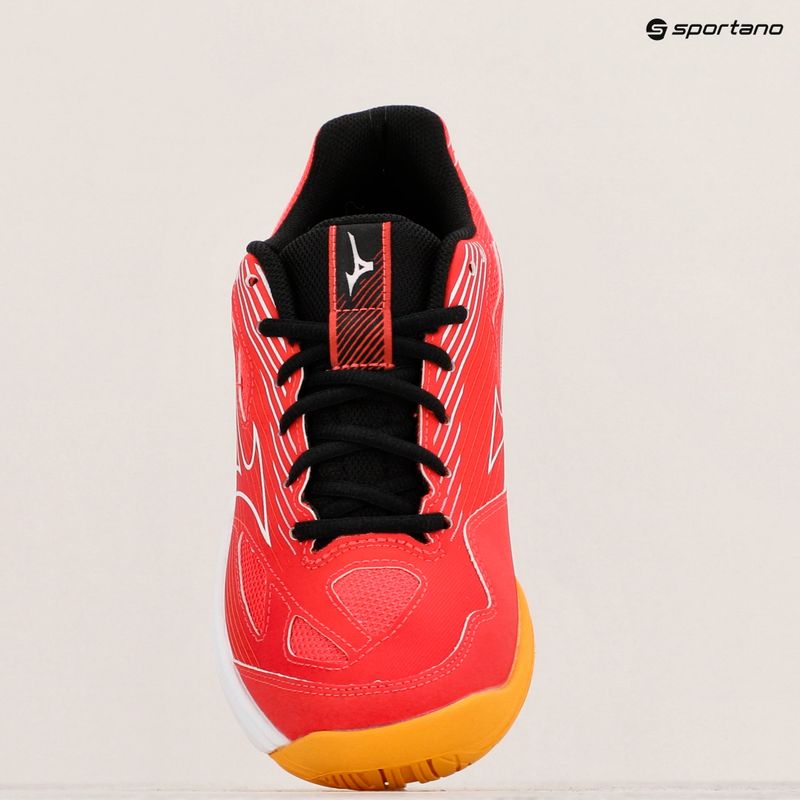 Vyriški tinklinio bateliai Mizuno Cyclone Speed 4 radiant red/white/carrot curl 15