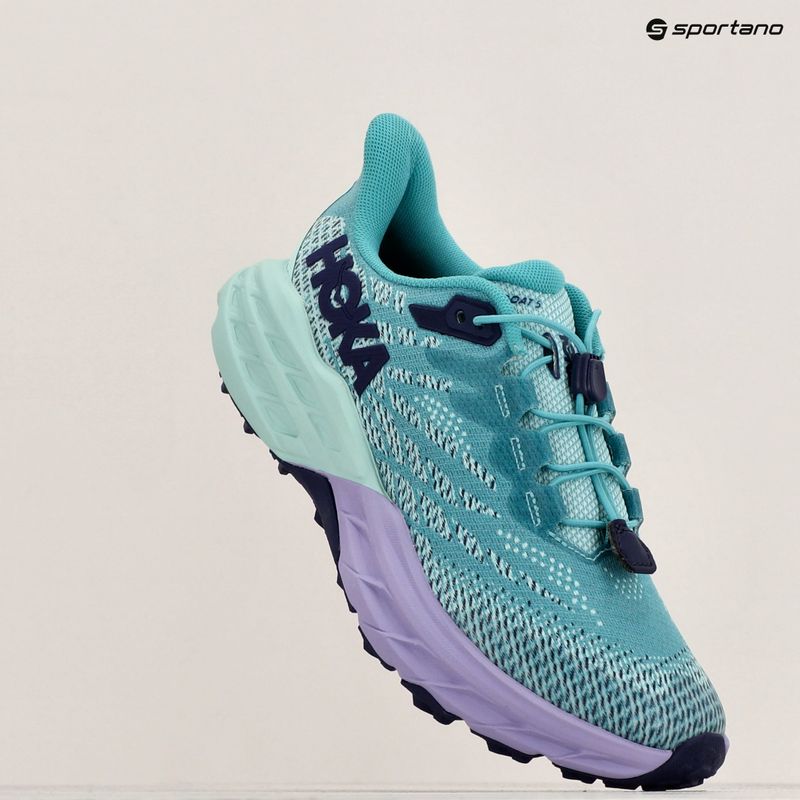 Vaikiški bėgimo batai HOKA Speedgoat 5 ocean mist/lilac mist 11