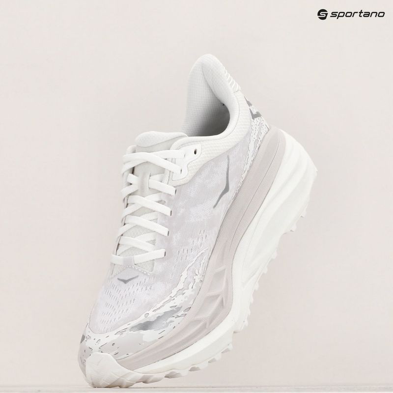 Vyriški bėgimo bateliai HOKA Stinson 7 white/white 10