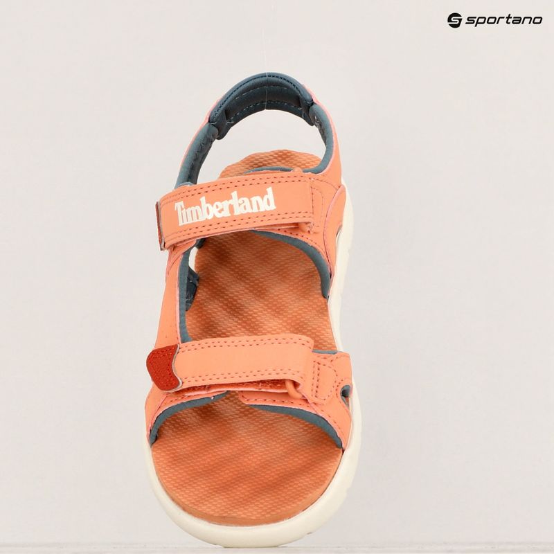 Paauglių sandalai Timberland Perkins Row 2 Strap light orange 17