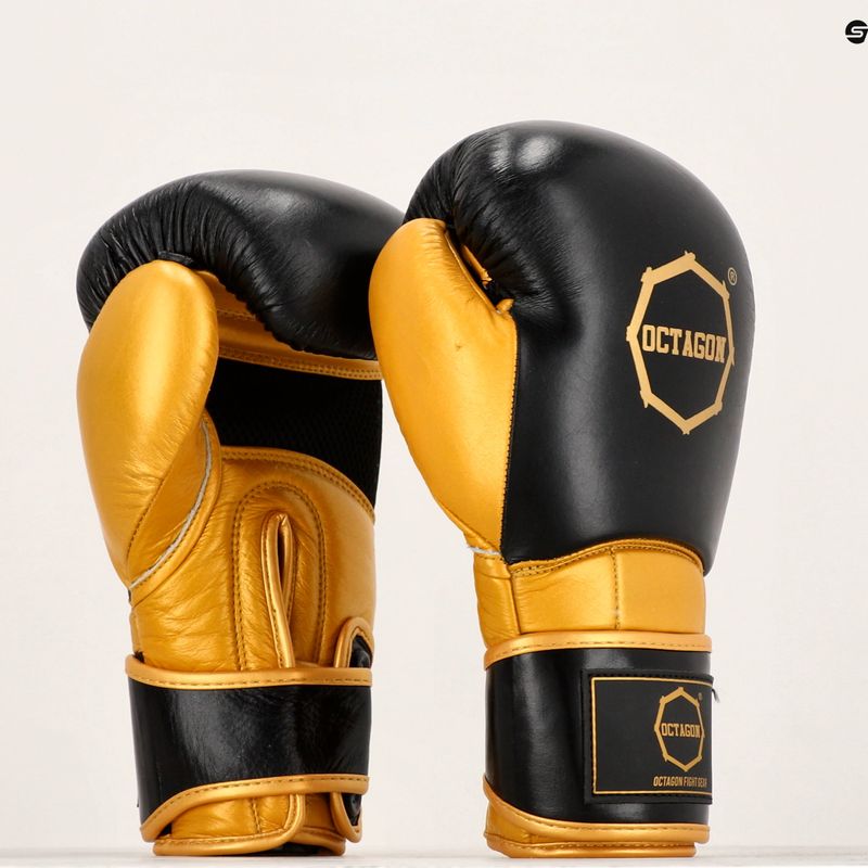 Bokso pirštinės Octagon Prince black/gold 7