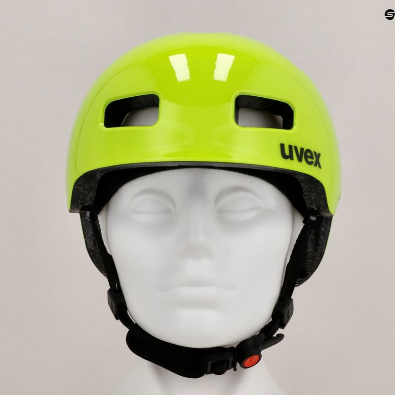 Vaikiškas dviračių šalmas UVEX HLMT 4 neon yellow 12