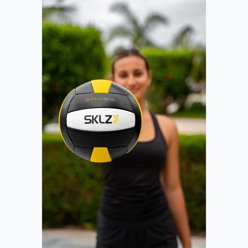 Tinklinio kamuolys SKLZ Setting Trainer black/yellow/white 3