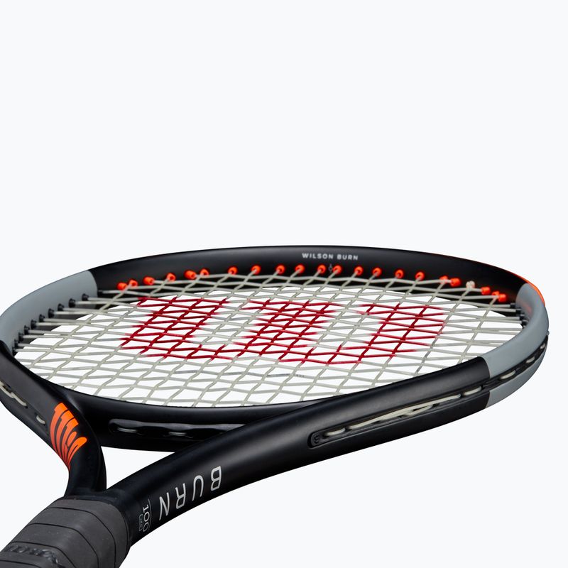 Wilson Burn 100 V4.0 teniso raketė juodai oranžinė WR044710U 11