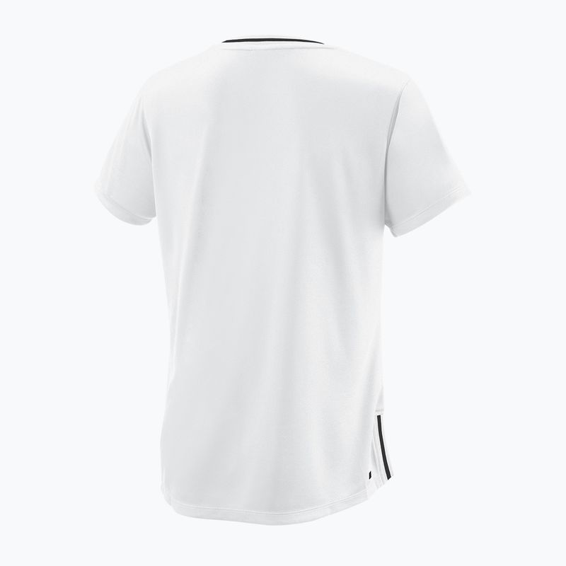 Moteriški teniso marškinėliai Wilson Team II V-Neck white WRA795302 2
