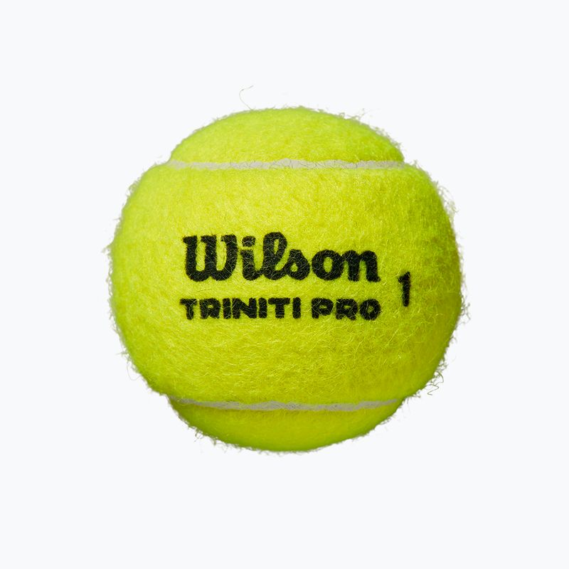 Wilson Triniti Pro Tball teniso kamuoliukai 4 vnt. geltoni WR8204801001 2