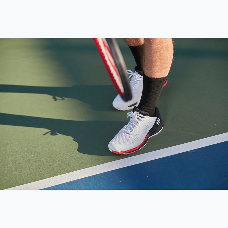 Vyriški teniso bateliai Wilson Rush Pro Ace white/red/poppy red 11