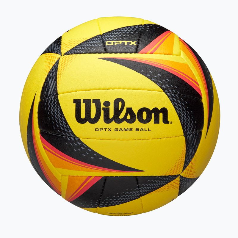 Tinklinio kamuolys Wilson OPTX AVP VB Game black/yellow dydis 5