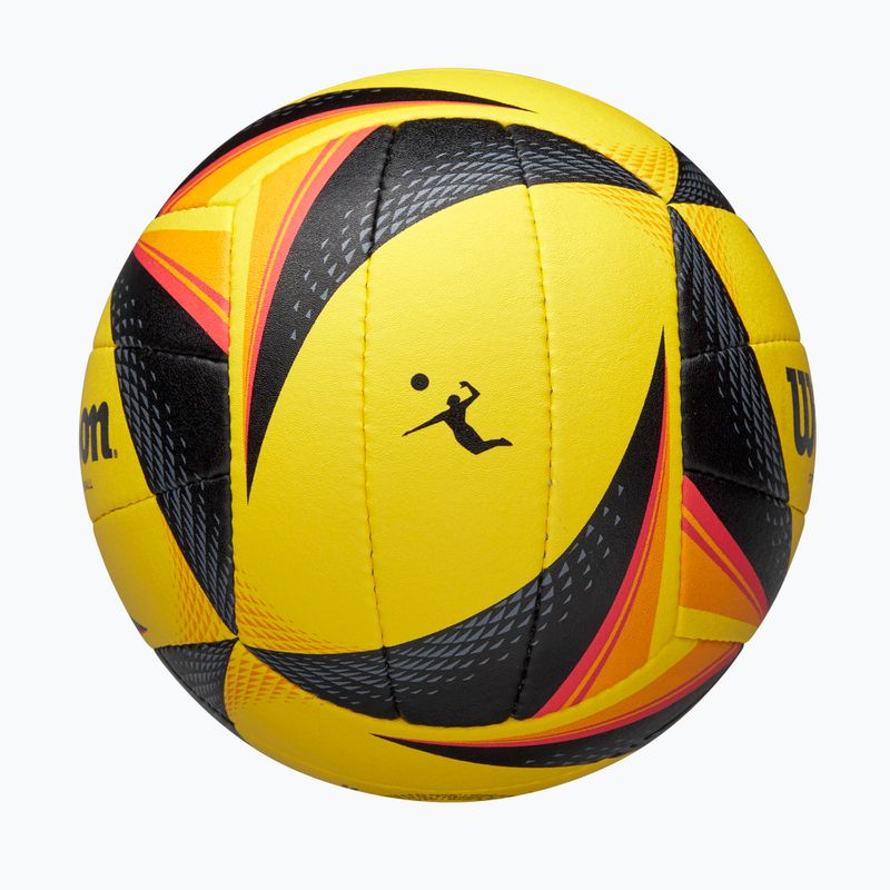 Tinklinio kamuolys Wilson OPTX AVP VB Game black/yellow dydis 5 4