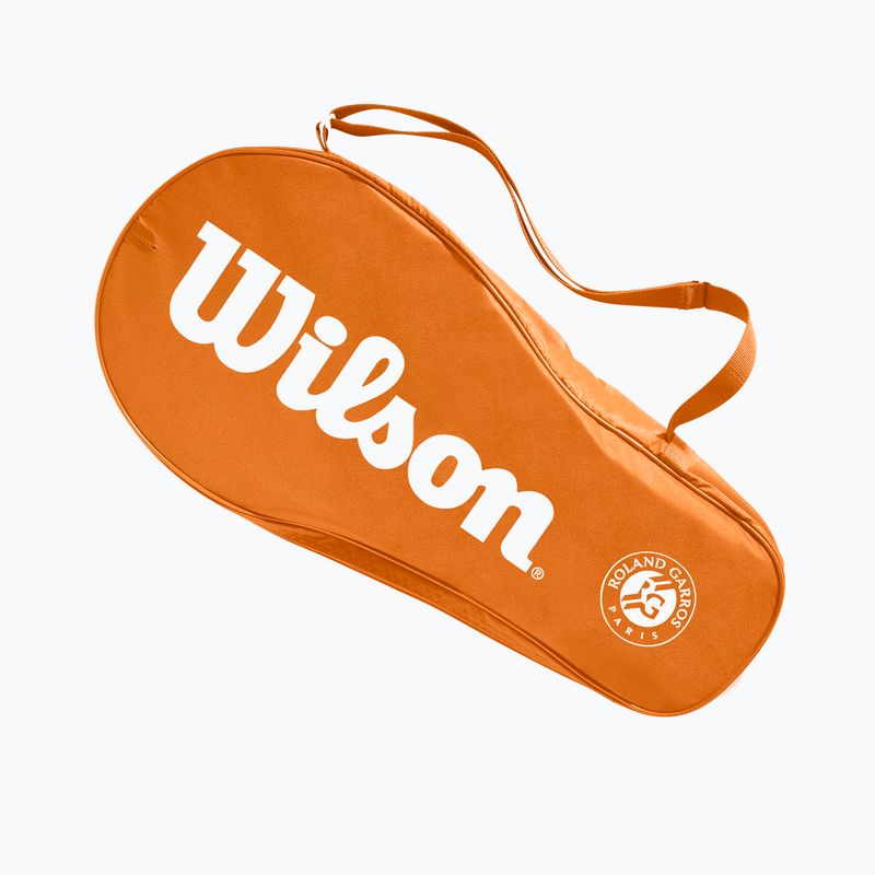 Wilson Roland Garros Elite 25 vaikų teniso rinkinys oranžinės ir baltos spalvos WR086810F 9