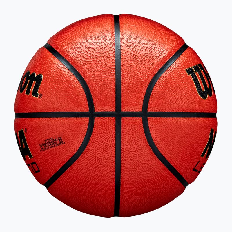 Krepšinio kamuolys Wilson NCAA Legend orange/black dydis 6 4