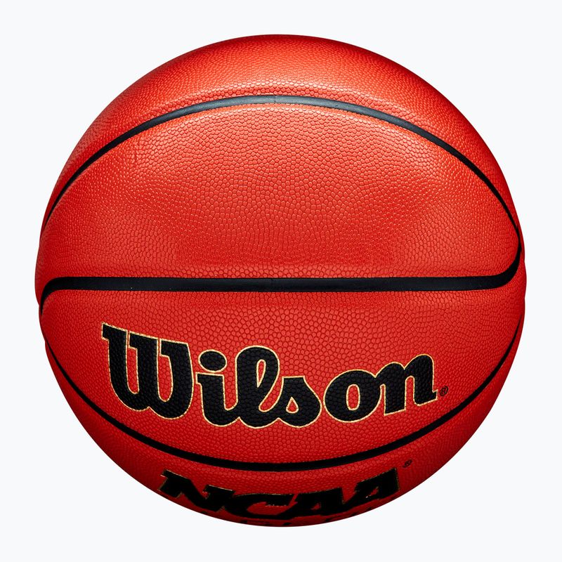 Krepšinio kamuolys Wilson NCAA Legend orange/black dydis 6 5