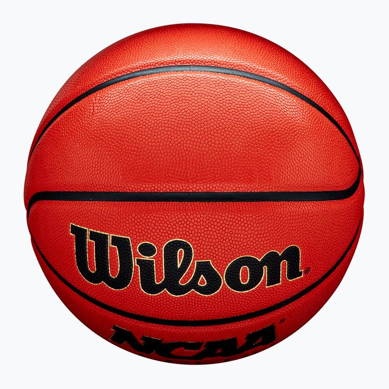 Krepšinio kamuolys Wilson NCAA Legend orange/black dydis 5 3