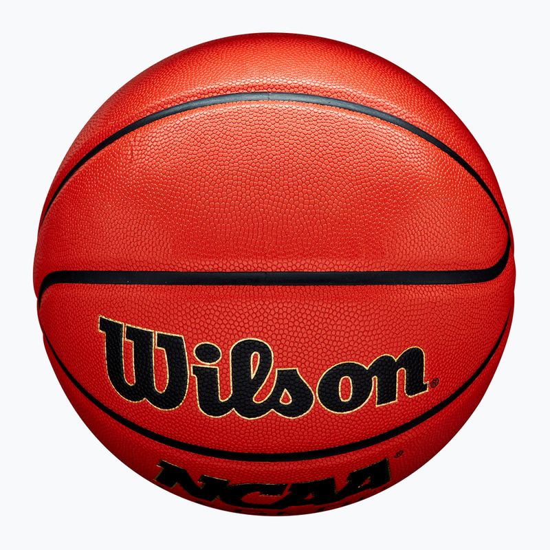 Krepšinio kamuolys Wilson NCAA Legend orange/black dydis 7 5