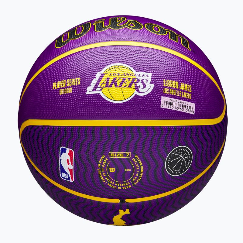 Wilson NBA Player Icon Outdoor Lebron krepšinio WZ4005901XB7 dydis 7 7