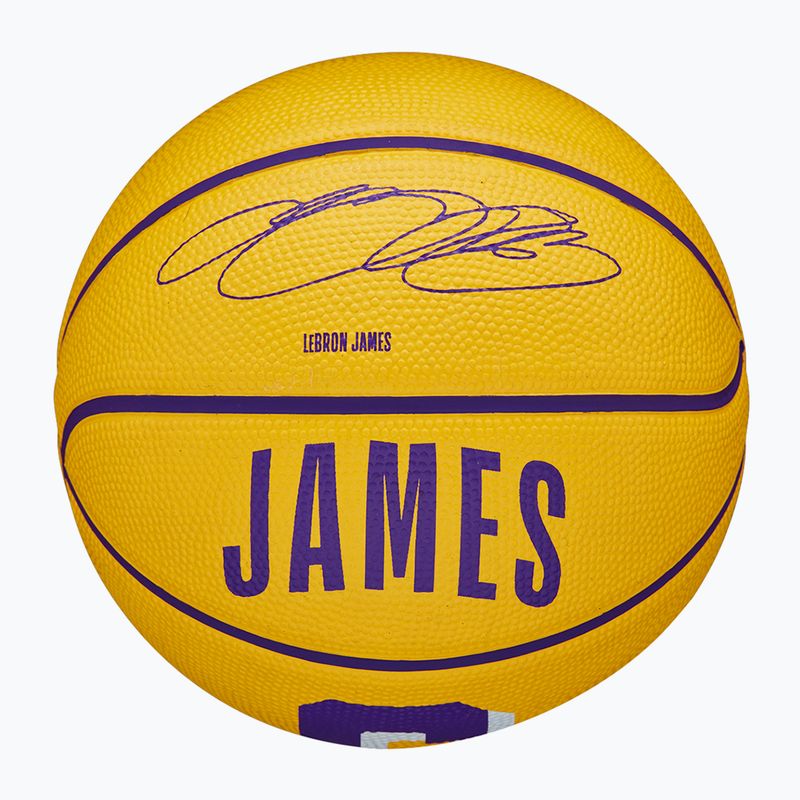Wilson NBA Player Icon Mini Lebron basketball WZ4007201XB3 dydis 3