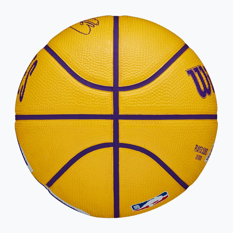 Wilson NBA Player Icon Mini Lebron basketball WZ4007201XB3 dydis 3 5