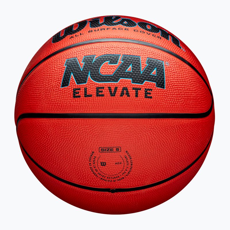 Krepšinio kamuolys Wilson NCAA Elevate orange/black dydis 6 5