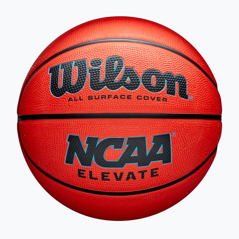 Vaikiškas krepšinio kamuolys Wilson NCAA Elevate orange/black dydis 5