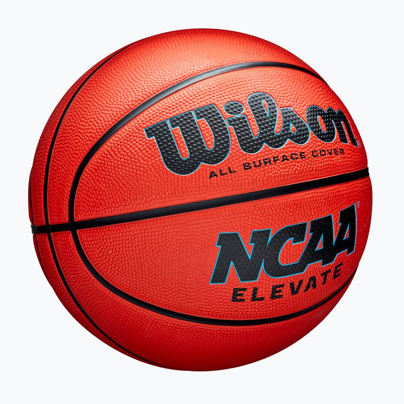 Vaikiškas krepšinio kamuolys Wilson NCAA Elevate orange/black dydis 5 2