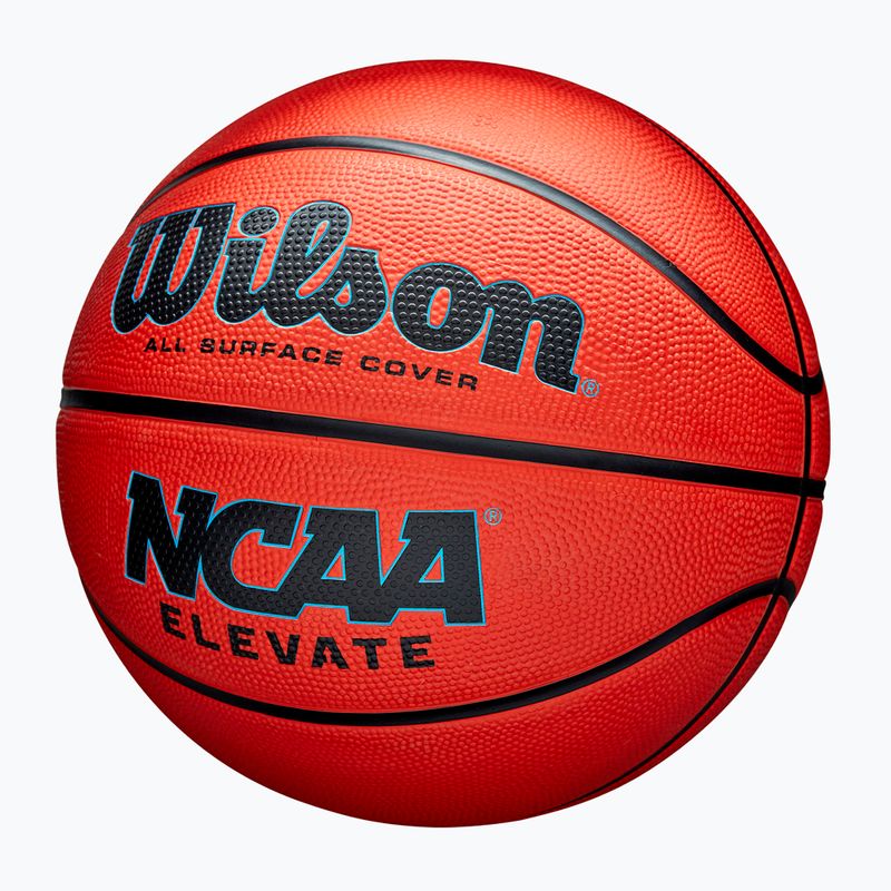 Vaikiškas krepšinio kamuolys Wilson NCAA Elevate orange/black dydis 5 3