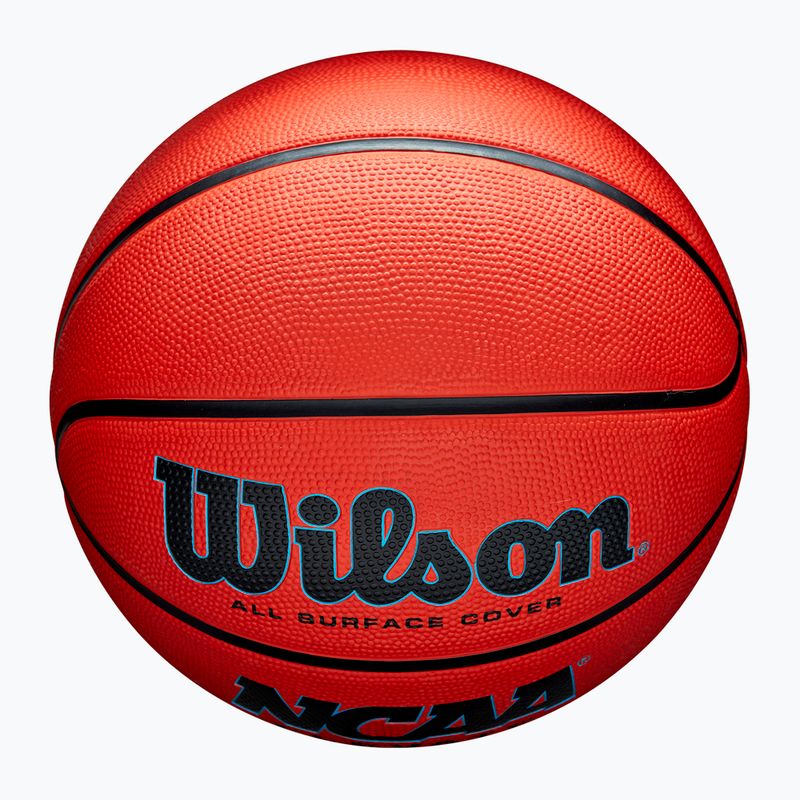 Vaikiškas krepšinio kamuolys Wilson NCAA Elevate orange/black dydis 5 4