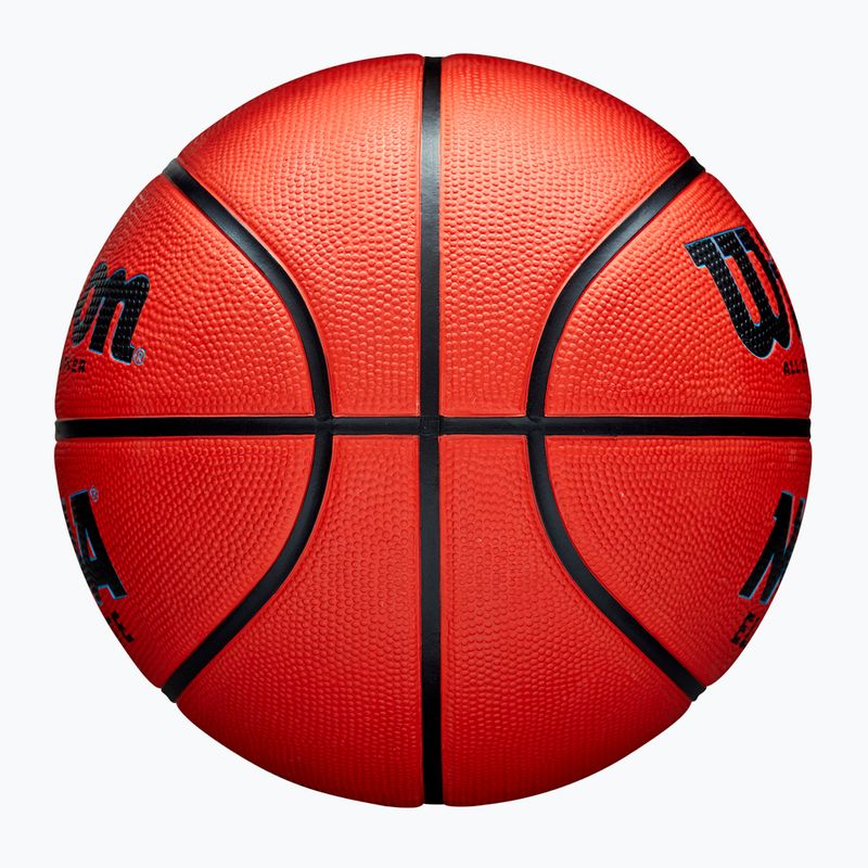 Vaikiškas krepšinio kamuolys Wilson NCAA Elevate orange/black dydis 5 6
