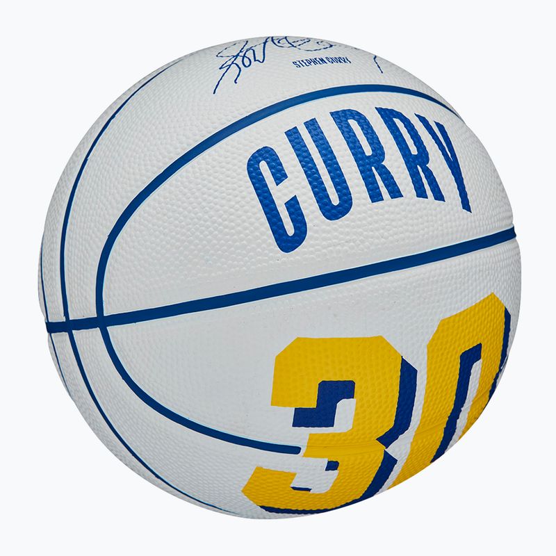 Wilson NBA Player Icon Mini Curry krepšinio kamuolys WZ4007401XB3 dydis 3 2