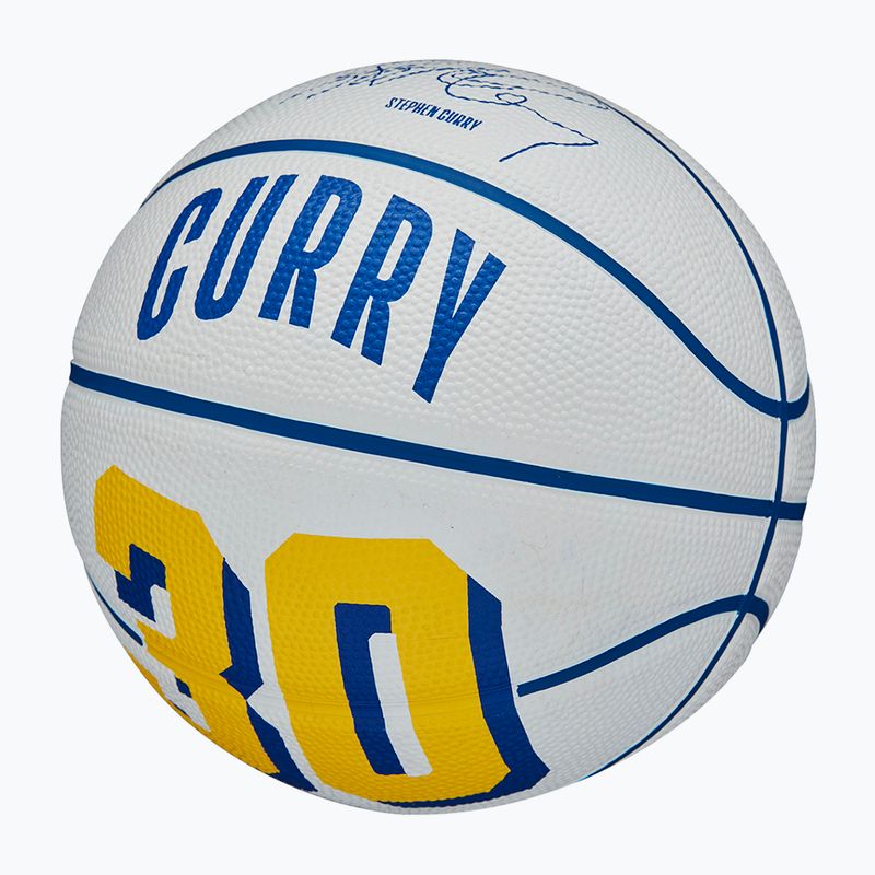 Wilson NBA Player Icon Mini Curry krepšinio kamuolys WZ4007401XB3 dydis 3 4