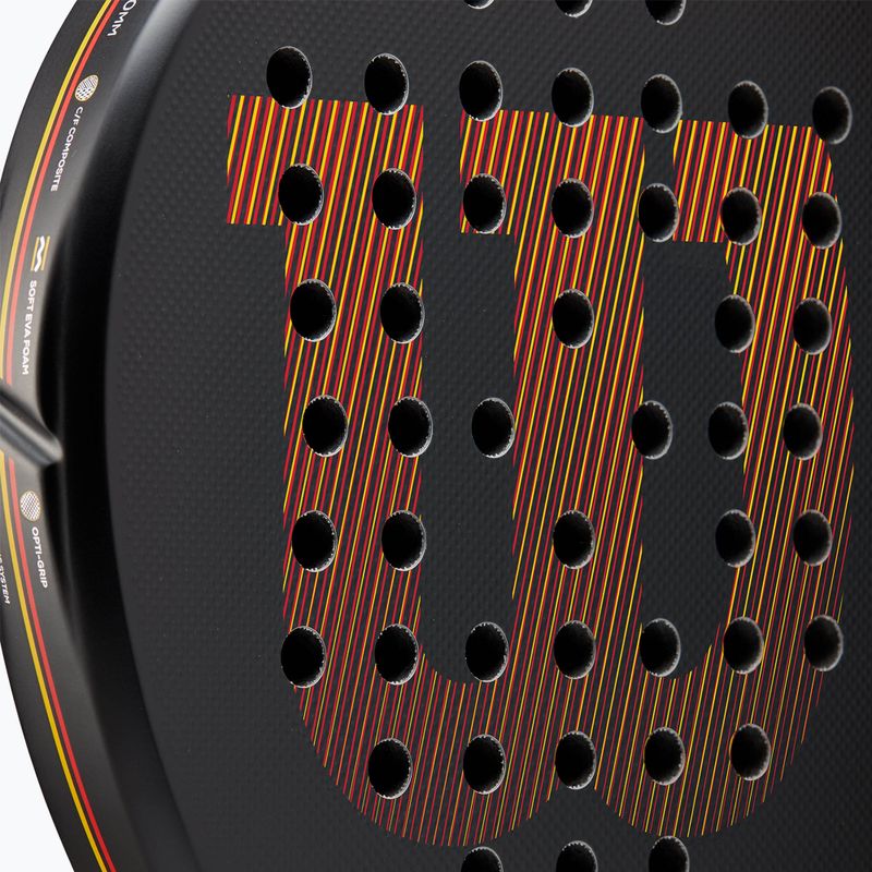 Padelio raketė Wilson Pro Staff V2 Elite black/red/yellow 5