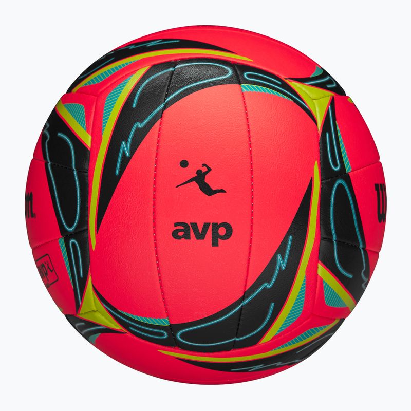 Paplūdimio/žolės tinklinio kamuolys Wilson AVP GRX Grass Game Ball red dydis 5 4