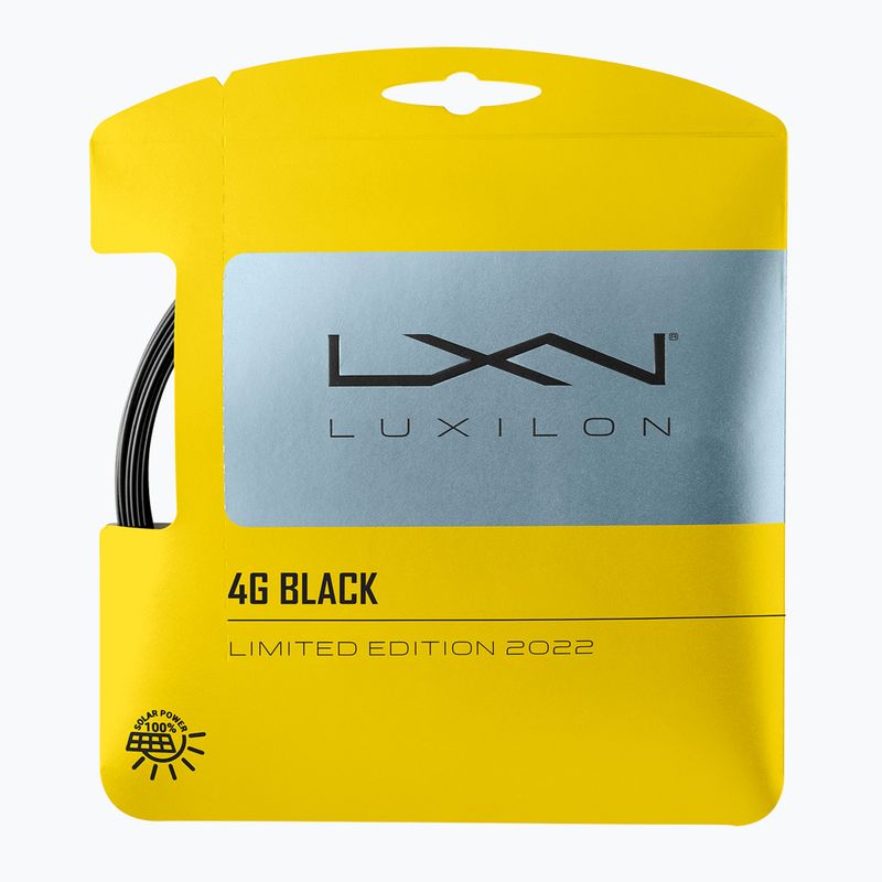 Teniso stygos Luxilon 4G 125 Set 12,2 m black