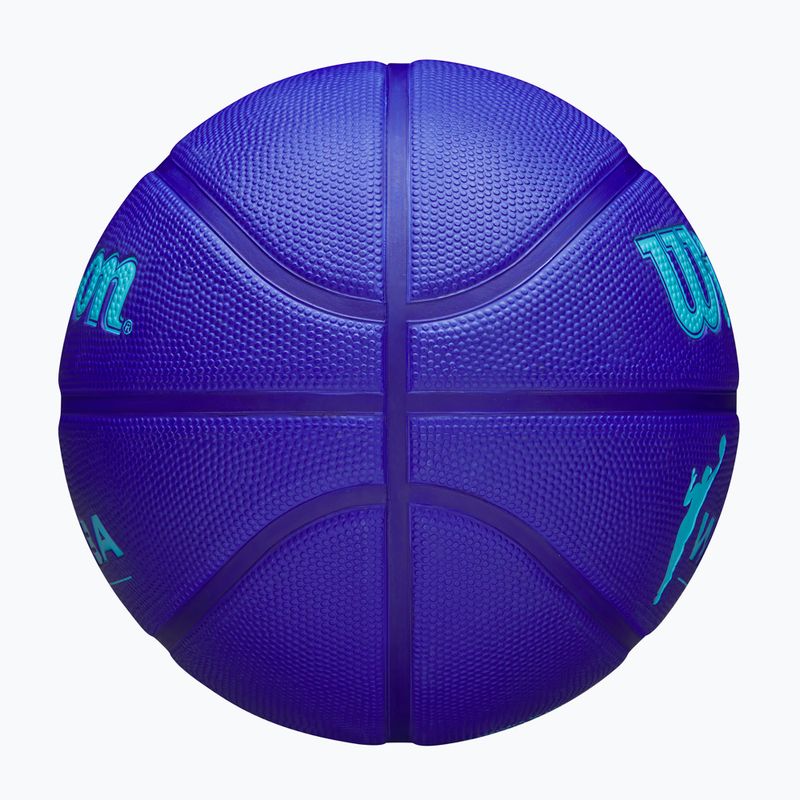 Krepšinio kamuolys Wilson WNBA DRV blue/turquoise dydis 6 6