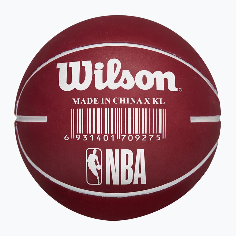 Krepšinio kamuolys Wilson NBA Team Dribbler Cleveland Cavaliers brown dydis 7