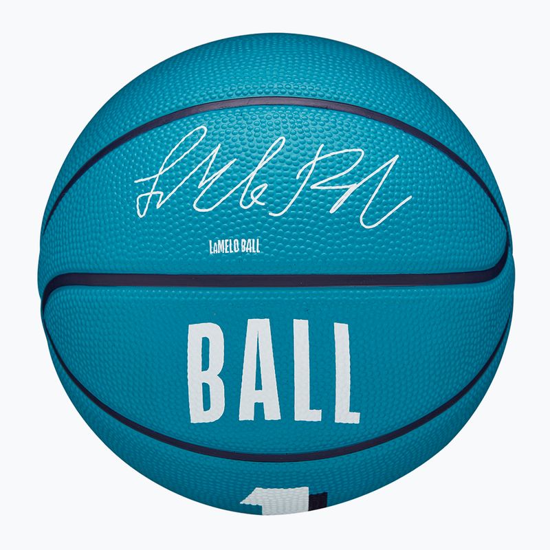 Wilson NBA Player Icon Mini Lamelo krepšinio kamuolys WZ4012901XB3 dydis 3