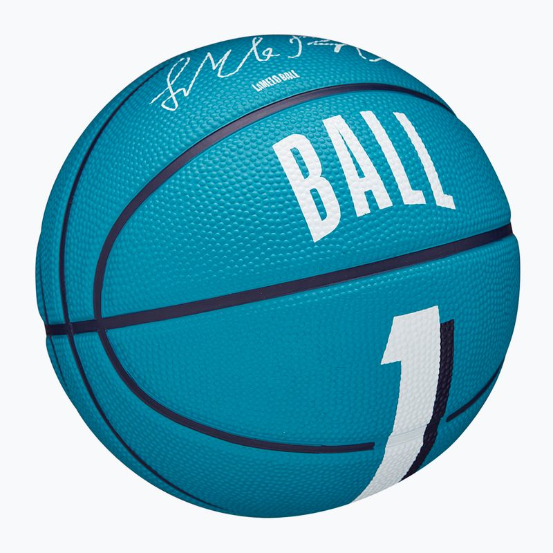 Wilson NBA Player Icon Mini Lamelo krepšinio kamuolys WZ4012901XB3 dydis 3 3