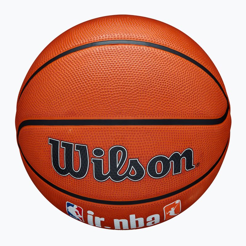 Krepšinio kamuolys Wilson NBA JR Fam Logo Authentic Outdoor brown dydis 7 4