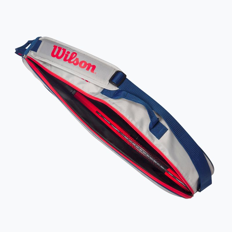 Wilson Junior 3 pakuočių vaikiškas teniso krepšys pilkos spalvos WR8023901001 3