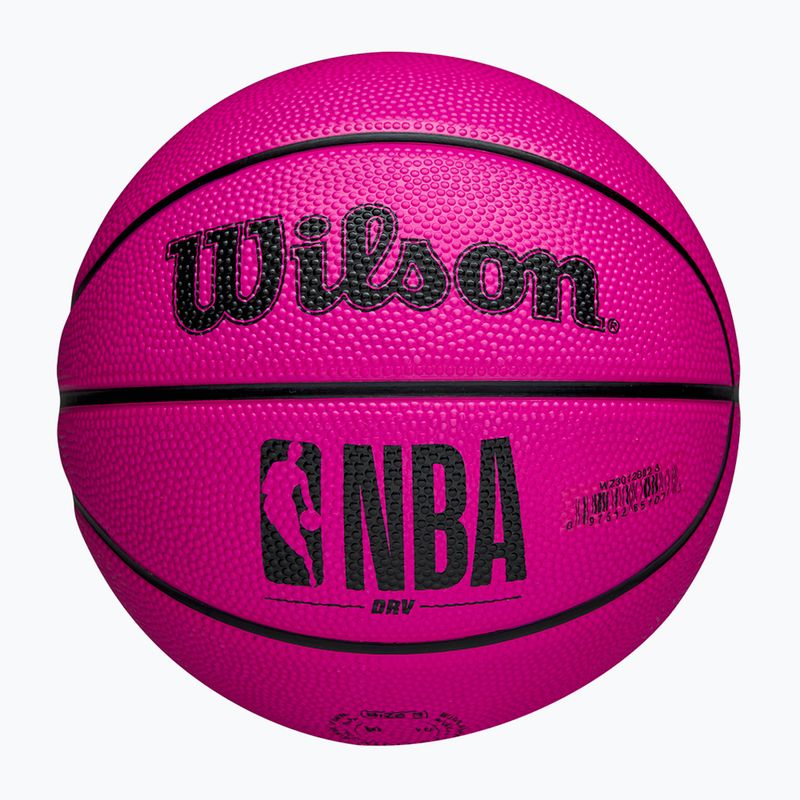 Vaikiškas krepšinio kamuolys Wilson DRV Mini pink dydis 3